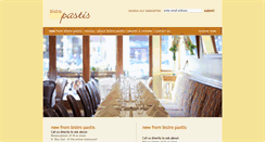 Desktop Screenshot of bistropastis.com