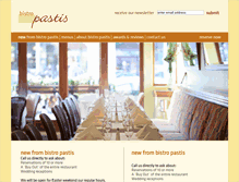 Tablet Screenshot of bistropastis.com